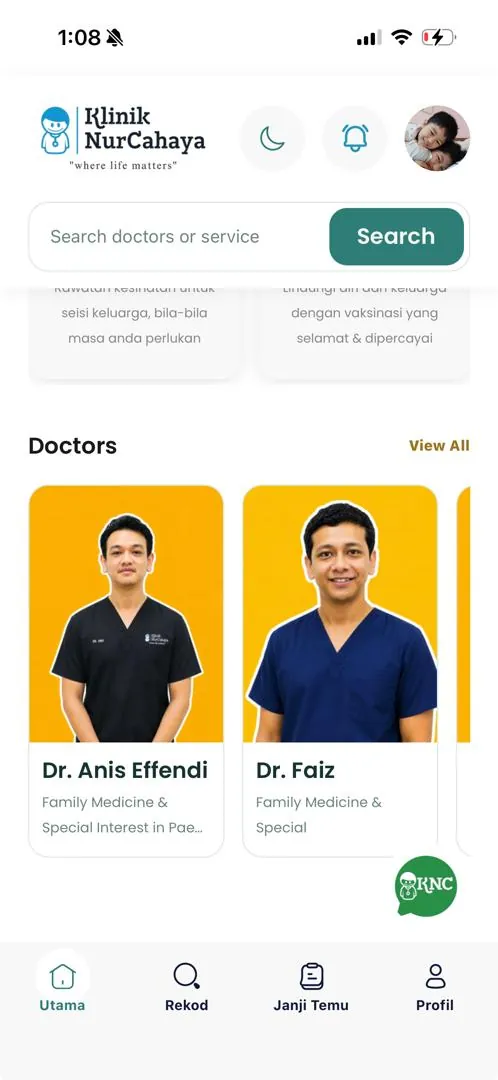 Meet the doctors — KNC App